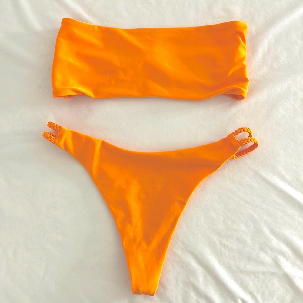 Orange bikini